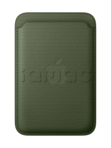 Чехол-бумажник FineWoven с MagSafe для iPhone, цвет Moss/Мох