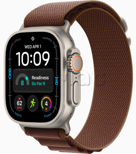 Купить Apple Watch Ultra 4 (2026) // 49мм GPS+Cellular // Корпус из титана, ремешок Alpine Loop бордового цвета