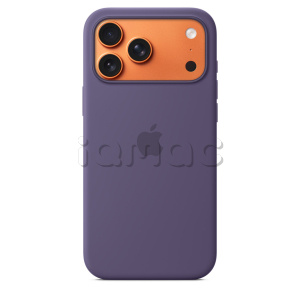 Силиконовый чехол MagSafe для iPhone 17 Pro Max (Purple Fog)