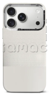 Чехол Golden Concept для iPhone 18 Pro, Vegan Leather (White)