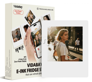Купить Магнит-фоторамка VidaBay Classic Plus NFC Fridge Magnet с экраном E-Ink (1шт)