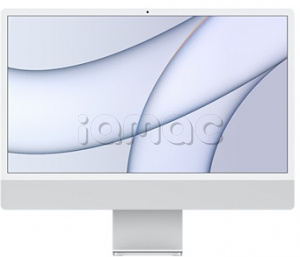 Купить Apple iMac 24" (Custom) Retina 4,5K // Чип Apple M1 8-Core CPU, 7-Core GPU // 16 ГБ, 256 ГБ, Серебристый цвет (2021)
