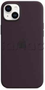 Силиконовый чехол MagSafe для iPhone 14, цвет Elderberry/Бузина