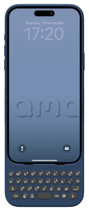 Чехол с QWERTY-клавиатурой Clicks Creator Keyboard для iPhone 15 Pro (Royal Ink/Синий)