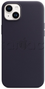 Кожаный чехол MagSafe для iPhone 14 Plus, цвет Ink/Чернильный