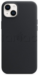 Кожаный чехол MagSafe для iPhone 14, цвет Midnight/Темная ночь