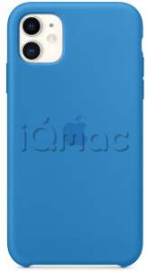 Силиконовый чехол для iPhone 11, цвет «синяя волна», оригинальный Apple