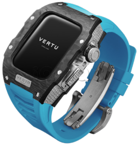 Умные часы Vertu MetaWatch H1, Black Steel, Diamonds (Blue/Синий)