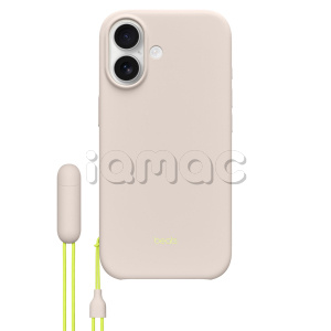 Чехол Beats для iPhone 17 с откидной подставкой, MagSafe и управлением камерой (Lime Stone)