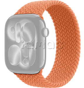 46мм Плетёный монобраслет цвета "Куркума" для Apple Watch