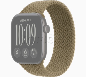42мм Плетёный монобраслет оливкового цвета для Apple Watch