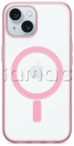 Чехол OtterBox Lumen Series с MagSafe для iPhone 15, розовый цвет