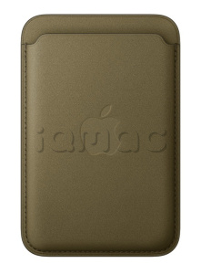 Чехол-бумажник FineWoven с MagSafe для iPhone, цвет Dark Olive/Темно-оливковый
