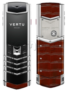 Телефон Vertu Signature V, Alligator Skin (Cinnamon/Корица)