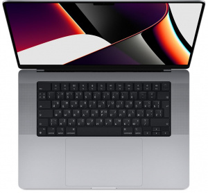 Купить MacBook Pro 16" «Серый космос» (MK183) + Touch ID // Чип Apple M1 Pro 10-Core CPU, 16-Core GPU, 16 ГБ, 512 ГБ (Late 2021)