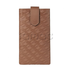 Чехол для телефона Vertu METAVERTU / iVERTU, Calf Leather (Golden Flame Brown/Золото-коричневое пламя)