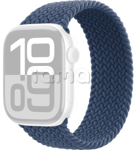 46мм Плетёный монобраслет цвета "Деним" для Apple Watch