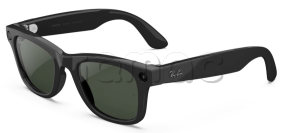 Купить Умные очки Ray-Ban  Wayfarer (2-gen)  (Черная глянцевая оправа, прозрачно-зеленые фотохромные линзы)
