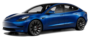 Tesla Model 3 Performance, Deep Blue Metallic
