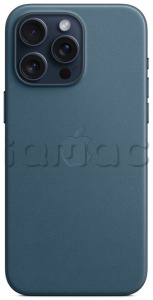 FineWoven чехол MagSafe для iPhone 15 Pro Max, цвет "тихоокеанский синий"