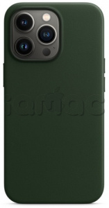 Кожаный чехол MagSafe для iPhone 13 Pro Max, цвет «зелёная секвойя»