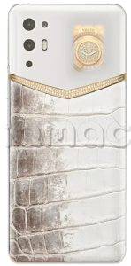Телефон VERTU iVertu 5G, Rococo Himalaya Crocodile Skin, Happy Diamond 18K Gold