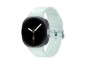 Купить  Samsung Galaxy Watch8 (40 мм) Wifi+LTE, корпус серый графит, спортивный ремешок мятного цвета