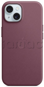 FineWoven чехол MagSafe для iPhone 15, цвет "шелковица"