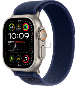 Купить Apple Watch Ultra 2 (2024) // 49мм GPS + Cellular // Корпус из титана, ремешок Trail Loop синего цвета, S/M