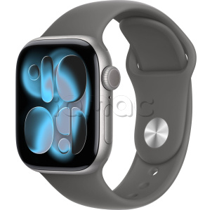 Купить Apple Watch Series 11 // 46мм GPS // Корпус из алюминия цвета "серый космос", спортивный ремешок цвета "серый камень"