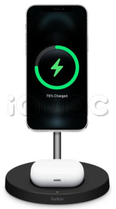 Док-станция Belkin Boost CHARGE PRO для беспроводной зарядки iPhone и AirPods (Black/Черный)