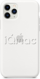 Силиконовый чехол для iPhone 11 Pro, белый цвет, оригинальный Apple