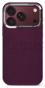 Чехол Golden Concept для iPhone 18 Pro Max, Alcantara (Burgundy)