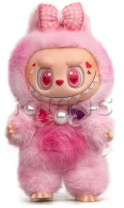 Брелок POP MART LABUBU, Pink Bubbles, Cute Hang Tag Box Vinyl Doll