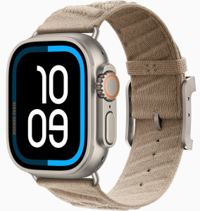 Apple Watch Hermès Ultra 4 (2026) // 49мм GPS+Cellular // Корпус из титана, браслет En Mer цвета Argile