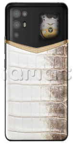 Телефон VERTU iVertu 5G, Rococo Himalaya Crocodile Skin, Tourbillon, Gold&Diamonds