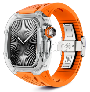 Корпус Golden Concept для Apple Watch, 49 мм, Racing Sport Edition Transparent, Sunset Orange
