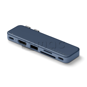 Купить Многопортовый адаптер Satechi USB-C Snap Hub (Indigo)