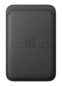 Чехол-бумажник FineWoven с MagSafe для iPhone, цвет Black/Черный