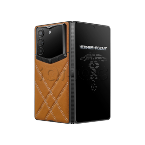 Телефон Vertu AlphaFold, Stitched Calfkin (Amber Brown)