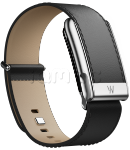 Купить Ремешок MG LeatherLuxe Straight Band | Black/Cream with Titanium (Черный/ Кремовый с Титаном)