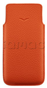 Чехол для телефона Vertu Vrtl Slip Case iVERTU, Calf Leather (Dawning Orange/Оранжевый рассвет)