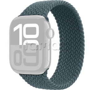 42мм Плетёный монобраслет цвета "Зеленое озеро" для Apple Watch