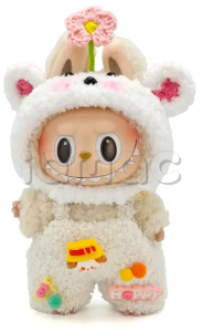 Брелок POP MART LABUBU THE MONSTERS, Floral Doodle Heartbeat Macaron, Vinyl Face Hang Tag Box 