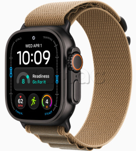 Купить Apple Watch Ultra 4 (2026) // 49мм GPS+Cellular // Корпус из черного титана, ремешок Alpine Loop песочного цвета