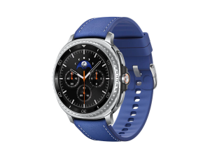 Купить Samsung Galaxy Watch8 Classic (46 мм) Wifi+LTE, Черный, Гибридный ремешок синего цвета
