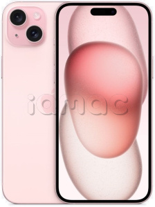 Купить iPhone 15 Plus 128Гб Pink/Розовый (nano-SIM & eSIM)
