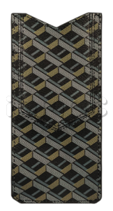 Чехол для телефона Vertu iVERTU, Calf Pattern Leather (Black and Golden/Черно-золотой)