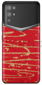 Телефон VERTU iVertu 5G, Calf Leather, Gold sprinkles (Red/Красный)