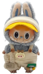 Брелок POP MART LABUBU THE MONSTERS, Fresh Look Rabbit Heartbeat Macaron, Vinyl Face Hang Tag Box 